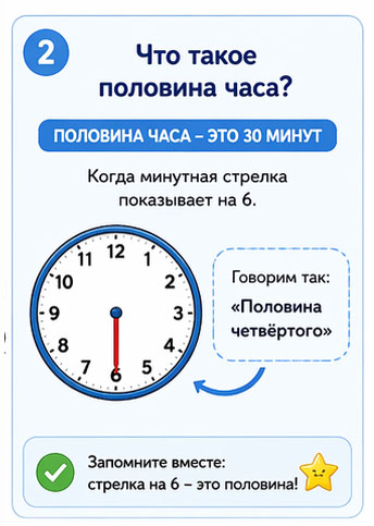 Учим время с детьми